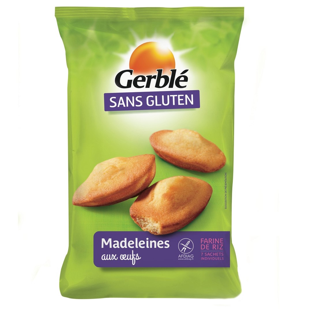 Madeleine aux oeufs Sans Gluten